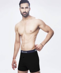 Knit Jersey Boxer-Black