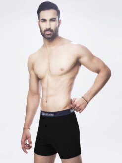 Knit Jersey Boxer-Black