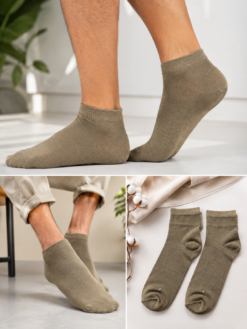 Adam Special Super Soft Mid Crew Socks Brown