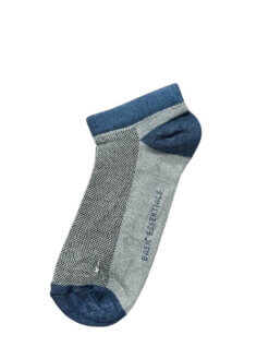Adam Mesh Ankle Socks Grey