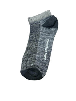 Adam Mesh Ankle Socks Black