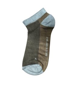 Adam Mesh Ankle Socks Brown