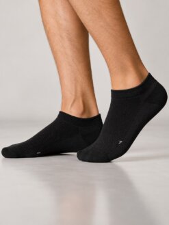 Adam Mesh Ankle Socks Black